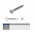 ΑΝΟΞΕΙΔΩΤΗ ΦΡΕΖΑΤΗ ΒΙΔΑ POZIDRIV INOX 6112