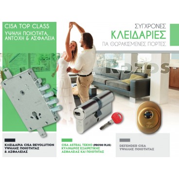 ΣΥΓΧΡΟΝΕΣ ΚΛΕΙΔΑΡΙΕΣ ΓΙΑ ΘΩΡΑΚΙΣΜΕΝΕΣ ΠΟΡΤΕΣ TOP CLASS ΕΚΔΟΣΗ 1