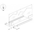 Αεροστόπ GLASS για ανοιγόμενες γυάλινες πόρτες