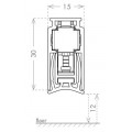 Πυράντοχο αεροστόπ πόρτας 60' CHRONOSEAL 15X30