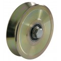 Wheel with screw and one bearing square shape
