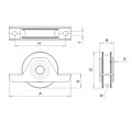 Wheel with support angle profile