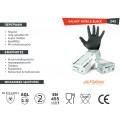 Γάντια νιτριλίου - Galaxy Nitrile Black 242