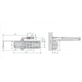 Μηχανισμός MAB ASSA ABLOY 609 με μπράτσο γωνιακό