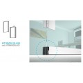 Αεροστόπ GLASS για ανοιγόμενες γυάλινες πόρτες