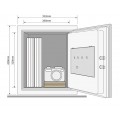 ΧΡΗΜΑΤΟΚΙΒΩΤΙΟ YALE LARGE DOCUMENT FIRE SAFE  YYFM/420/FG2/B