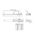 Ηλεκτρικός μηχανισμός φεγγίτη SYNCHRO T-RACK 24 VDC